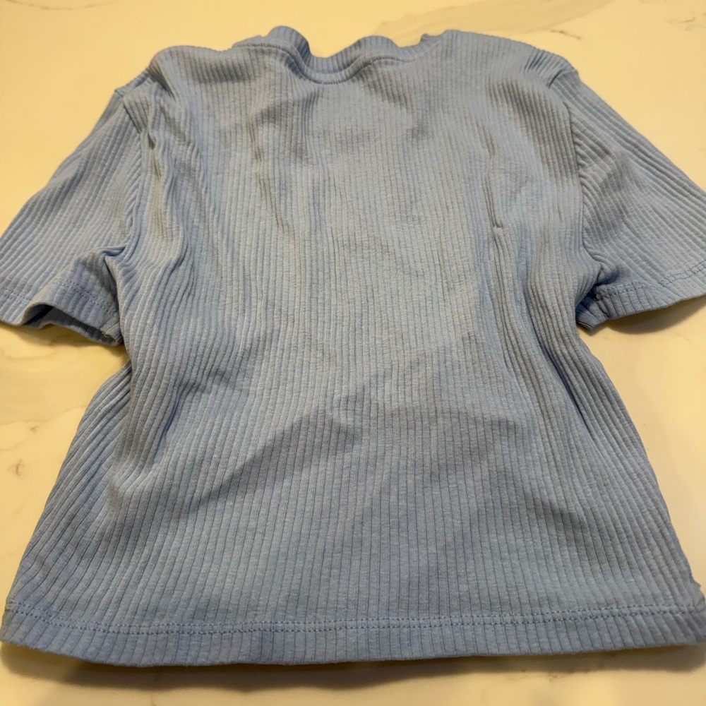 ZARA Ribbed Baby Tee - Picture 2 of 3